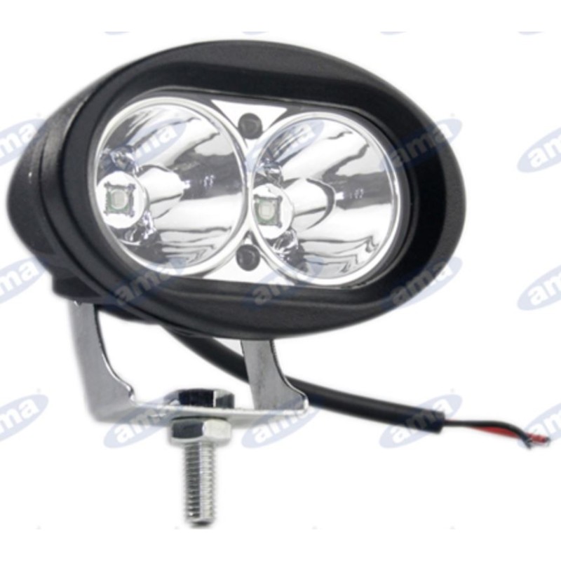 LED worklight 76,5x98mm 10-60V 10W 850LM output cable 32cm agricultural machine