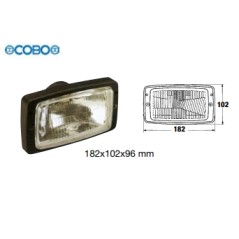 Headlight front headlamp light halogen COBO for agricultural tractor