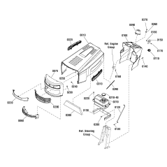 BRACKET, Hinge, Hood/Bumper ZS1750659BM GENUINE SNAPPER