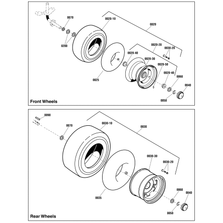 WHEEL AND TIRE ASSEMBLY, Front, 14.4 x 6 ZS1729708 GENUINE SNAPPER | Newgardenstore.eu