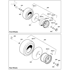 Pneu Turf Rider 15 x 6.00 - 6 ZS1731951 ORIGINAL SNAPPER | Newgardenstore.eu