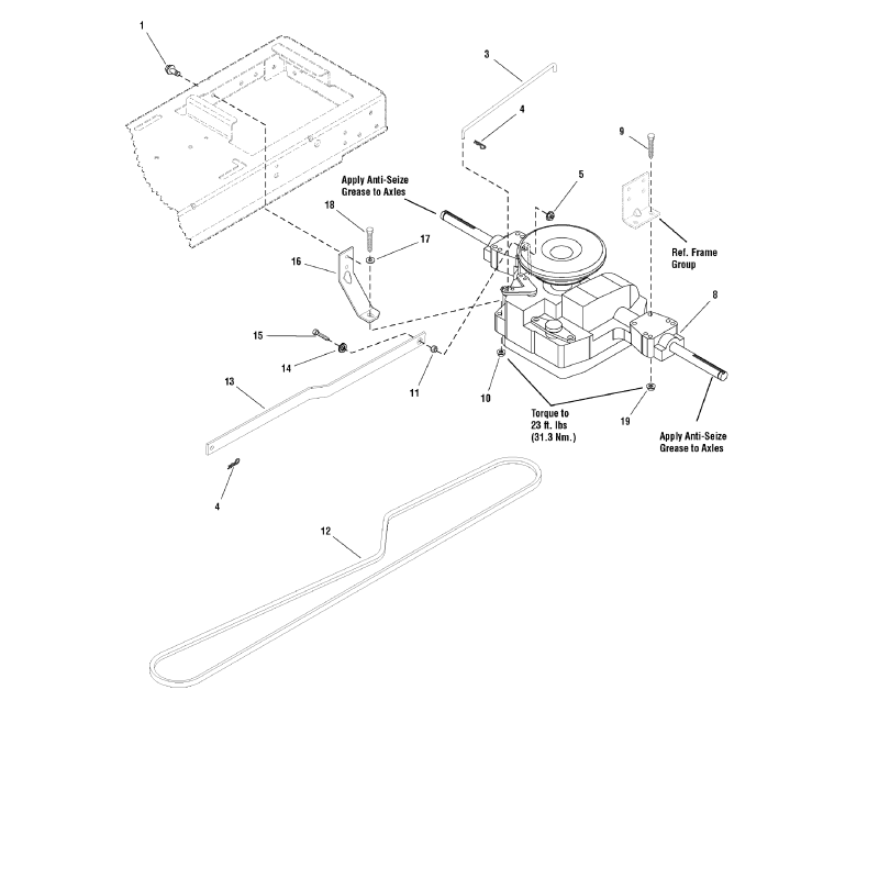 TORNILLO DE CABEZA HEXAGONAL SNAPPER, 5/16-18 x 1-3/4 ZS1922127 ORIGINAL