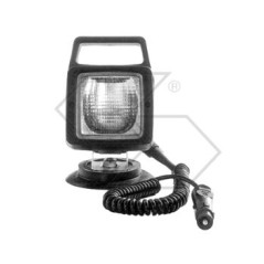 Square sealed beacon with switch for AJBA agricultural tractor