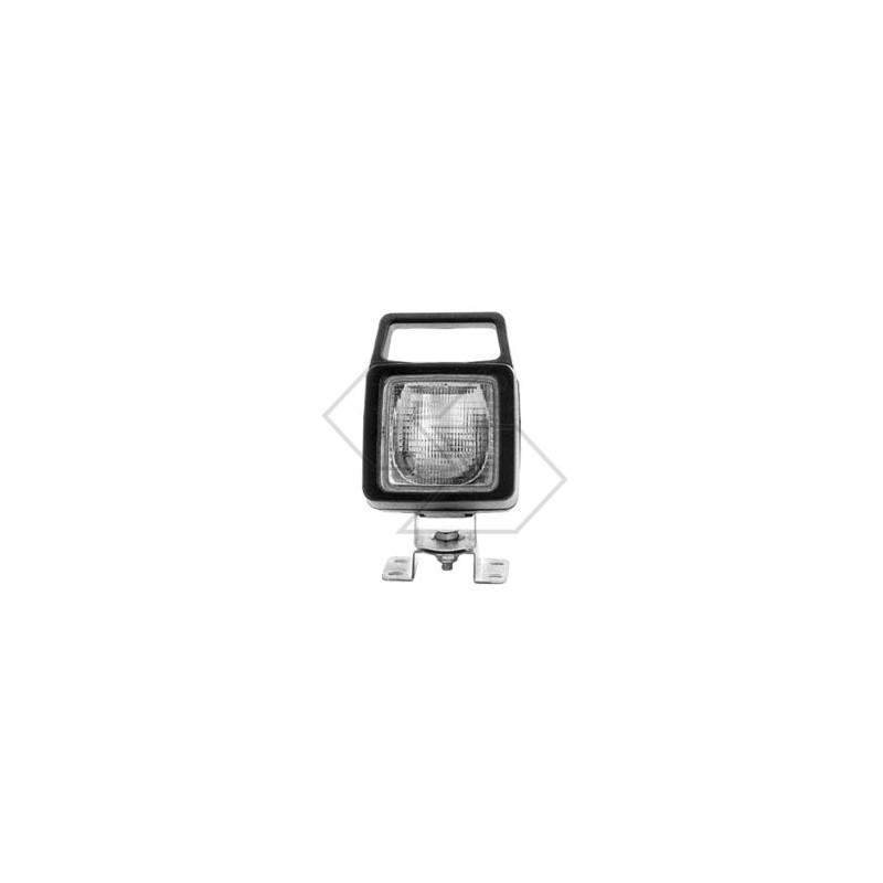 Square sealed beacon with switch for agricultural tractor AJBA