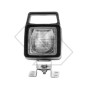 Square sealed beacon with switch for agricultural tractor AJBA