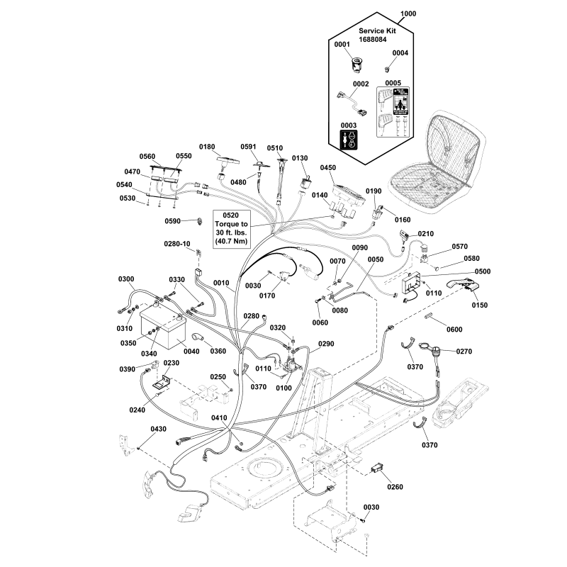 SWITCH, Seat ZS1738015YP ORIGINAL SNAPPER