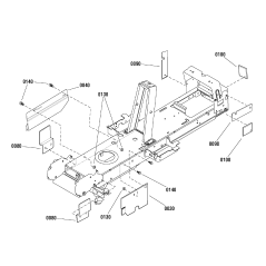 PROTECCIÓN, Embrague, Marco colgante de 46" ZS1738754BM ORIGINAL SNAPPER | Newgardenstore.eu