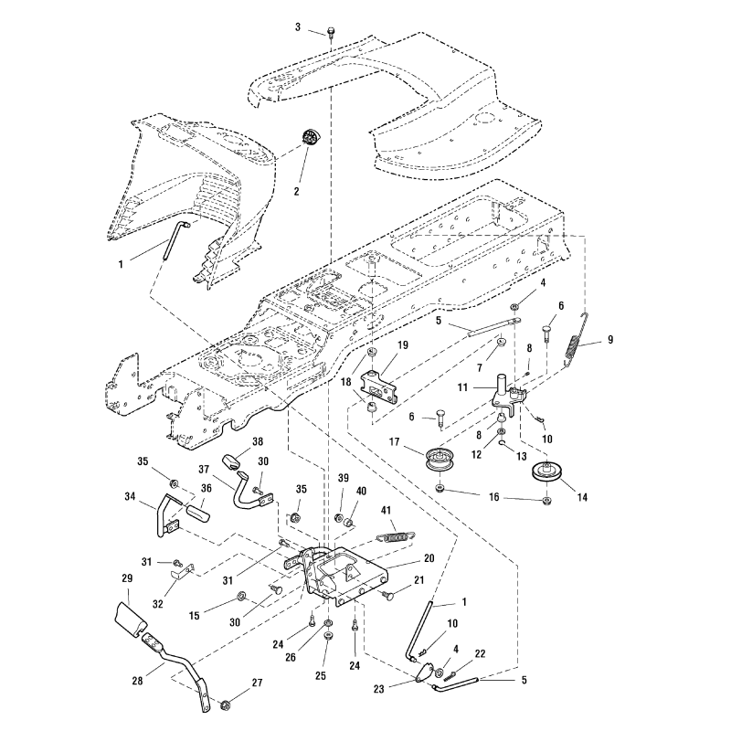 Ressort, extension ZS1725250 SNAPPER ORIGINAL