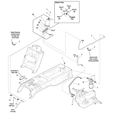 TORNILLO, Whiz Lock, 1/4-20 x 1/2 ZS1931646 ORIGINAL SNAPPER | Newgardenstore.eu