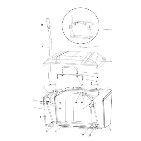 RECEPTOR, Hierba ZS84011227 PARGO ORIGINAL | Newgardenstore.eu
