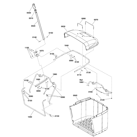 Poignée ZS1723359SM Original Snapper | Newgardenstore.eu