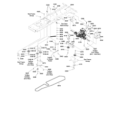 STAFFA, Montaggio trasmissione, Posteriore ZS84002635 ORIGINALE SNAPPER