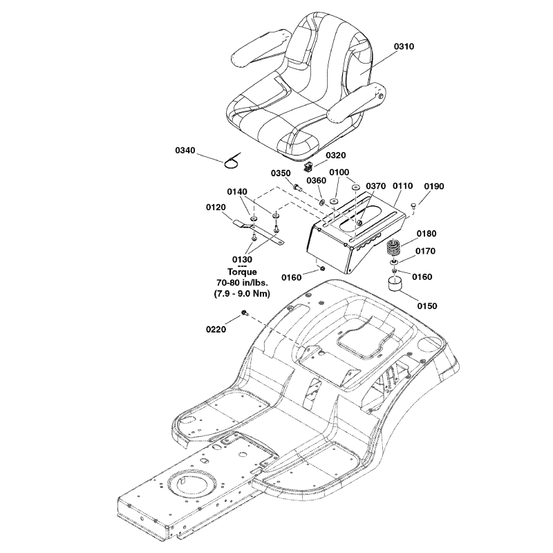 SEAT, Con bracciolo ZS1759179YP ORIGINALE SNAPPER