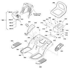 LATCH, Seat ZS1727268A ORIGINALE SNAPPER