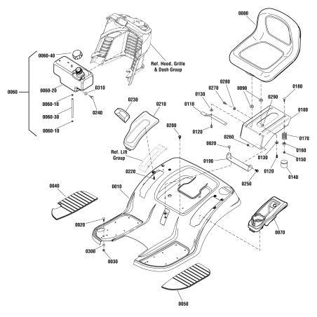 Pestillo, asiento ZS1727268A ORIGINAL SNAPPER | Newgardenstore.eu