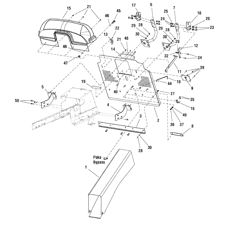 COLECTOR DE RESORTE, Bloque ZS1735970 ORIGINAL SNAPPER
