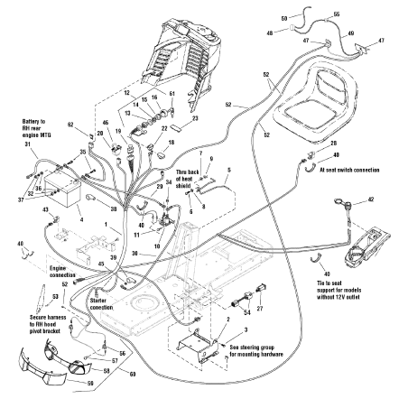 Batterie 12 V 230 A CCA sèche ZS1685215 Original Snapper | Newgardenstore.eu