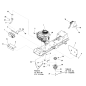 Commande des gaz (34,75" et 36,5") ZS1734505 SNAPPER ORIGINAL