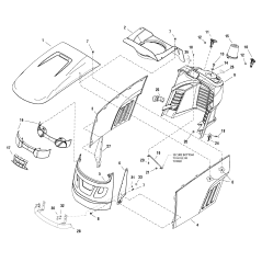 HINGE, Right Hood ZS1727280 ORIGINAL SNAPPER