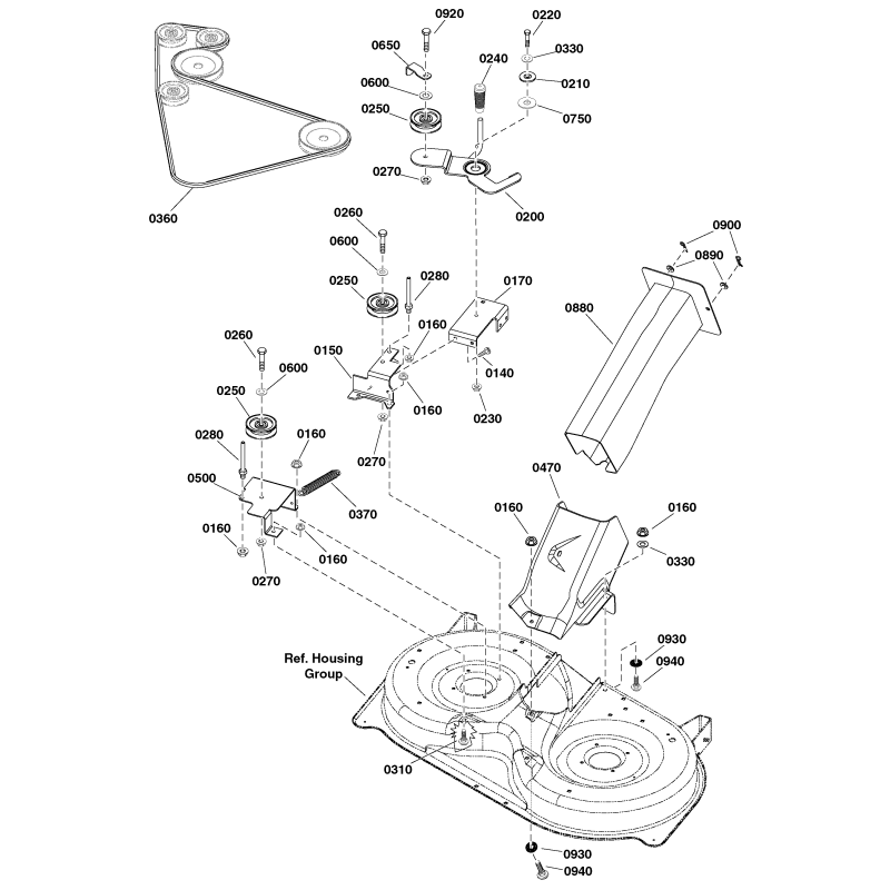 SUPPORT, Tendeur, RH ZS1758773BMYP ORIGINAL SNAPPER