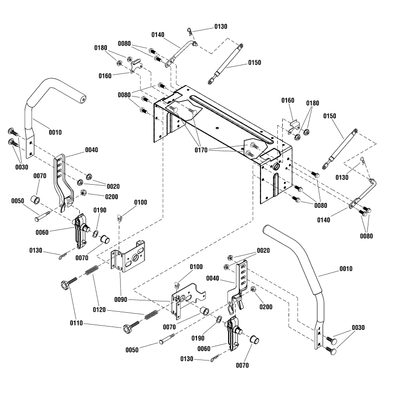 BOLT,SHLDR,5/16-18 ZS707624 GENUINE SNAPPER