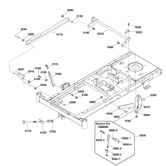 SNAPPER ORIGINAL ZS1688086 LEVIER DE LEVAGE, CANNE, KIT