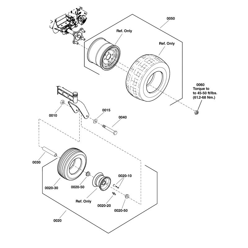 Rad-Reifen-Einheit, 18 x 8,5-8 (K505) ZS1758998YP ORIGINAL SNAPPER