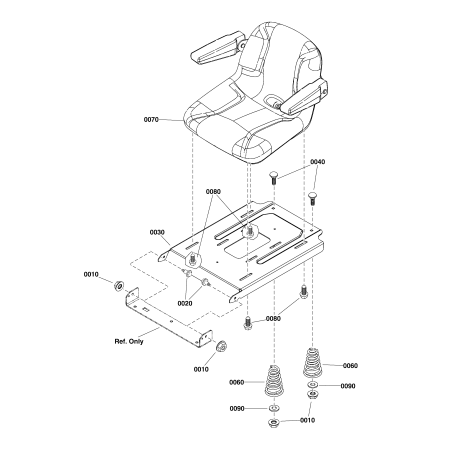 SITZGRUPPE mit Armlehnen ZS84003851 ORIGINAL SNAPPER | Newgardenstore.eu