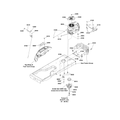 Commande des gaz, 40" ZS1759204YP SNAPPER ORIGINAL