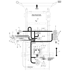 Circuit de commutation 12 V 20 A. ZS1665238SM SNAPPER d'origine