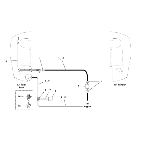 SNAPPER FUEL FILTER (SV) ZS5021178X3SM ORIGINAL | Newgardenstore.eu