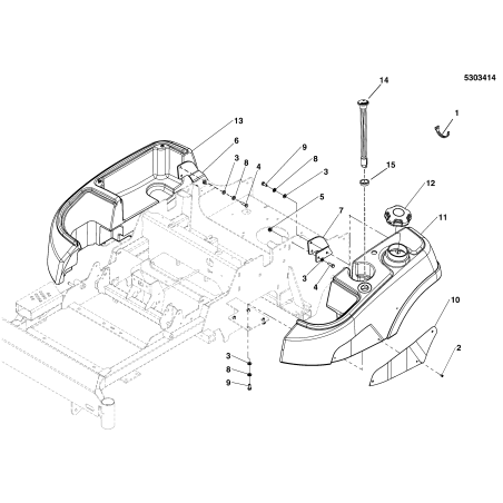 SNAPPER FUEL CAP ZS5103005YP ORIGINAL | Newgardenstore.eu