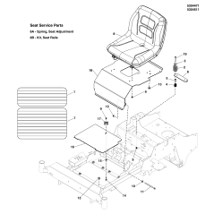 SPRING - SEAT ZS7078299SM ORIGINAL SNAPPER | Newgardenstore.eu