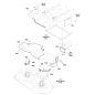 STAFFA, Copertura cinghia, Anteriore ZS1736518BMYP ORIGINALE SNAPPER
