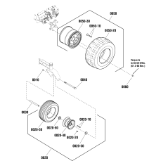 NUT, 7/16C GR5 Hex Center Lock ZP ZS7090839SM ORIGINAL SNAPPER