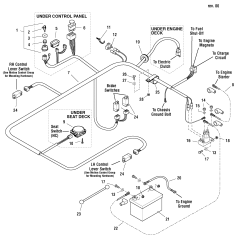INTERRUPTOR, ASIENTO, GRIS, NC ZS1716368 ORIGINAL SNAPPER