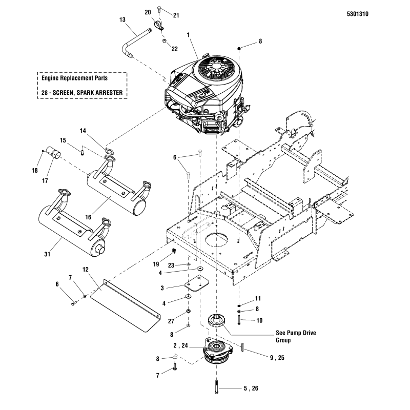 FERMACARTUCCIA, MATERIALE 5/16-18-7GA ZS5022308 ORIGINALE SNAPPER