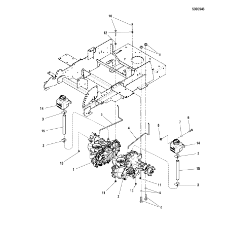 BOLT, 5/16-18 X 3" GD5 YZ ZS5025011X24 GENUINE SNAPPER | Newgardenstore.eu