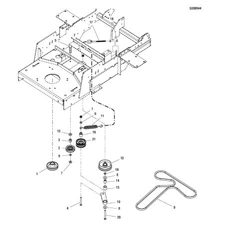 POLEA, TENSOR DE CADENA, PLANA, 2,75 DIÁMETRO X 0,376 DIÁMETRO INTERIOR ZS5101105 ORIGINAL SNAPPER | Newgardenstore.eu