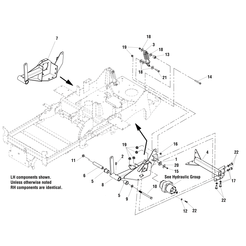 Stoßdämpfer. ZS5023483SM Original Snapper