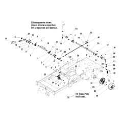 DISTANZIALE, .38 X .50 X .27 ZS5041930 SNAPPER ORIGINALE