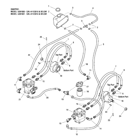 Schlauchbaugruppe, (29) ZS5102110 ORIGINAL SNAPPER | Newgardenstore.eu