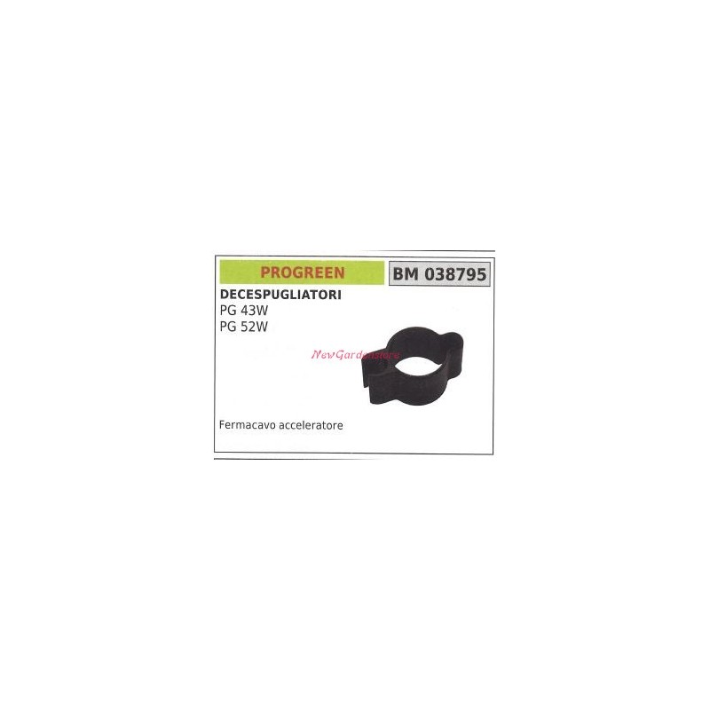 Abrazadera de cable PROGREEN Desbrozadora PG 43W 038795