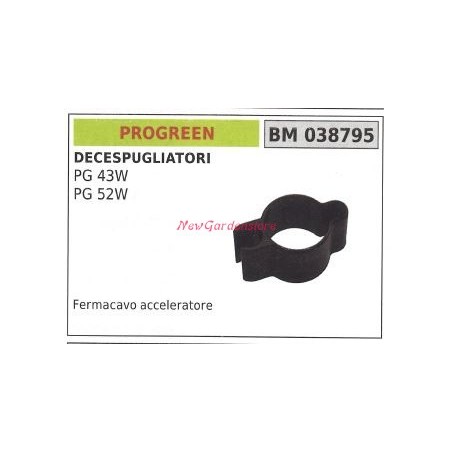 Fermacavo acceleratore PROGREEN decespugliatore PG 43W 52W 038795 | Newgardenstore.eu