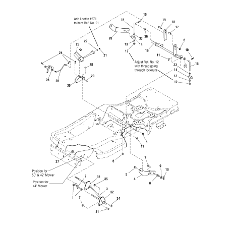 ASTA, Lawnmower Lift 3/8-16 x 1 Thread LG ZS1734217 GENUINE SNAPPER | Newgardenstore.eu