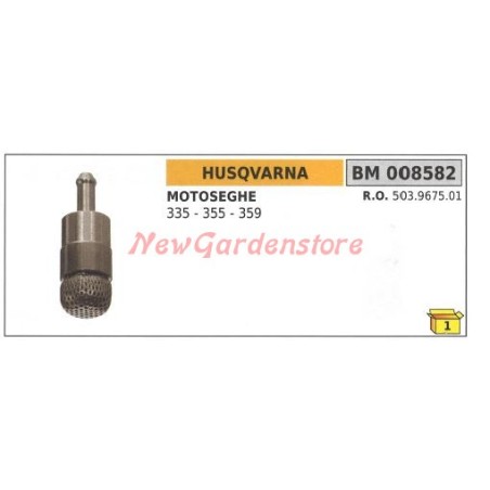 Filtro de aceite HUSQVARNA para motosierra 335 355 359 008582 | Newgardenstore.eu