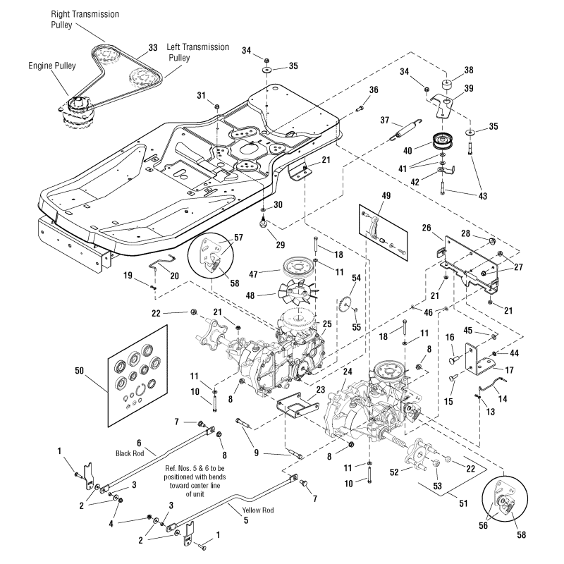 Ressort, extension ZS1735483SM Original Snapper
