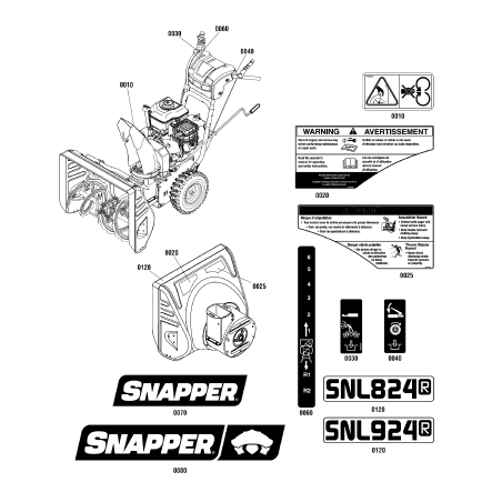 Aufkleber, Traktionskontrolle ZS1753134 ORIGINAL SNAPPER | Newgardenstore.eu