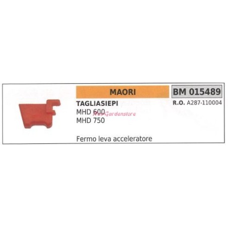 Fermo leva acceleratore MAORI tagliasiepe MHD 600 750 015489 | Newgardenstore.eu