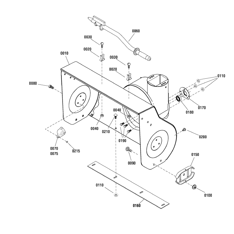 SKID SHOE ZS1727854A ORIGINALE SNAPPER